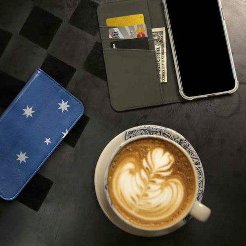 Australia Flag Distressed iPhone 14 Pro Max Folio Case